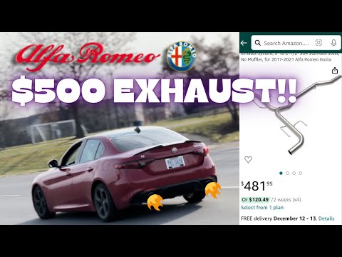 The BEST Exhaust Setup For Alfa Romeo Giulia 2.0T! AFE Axle Back + Resonator Delete