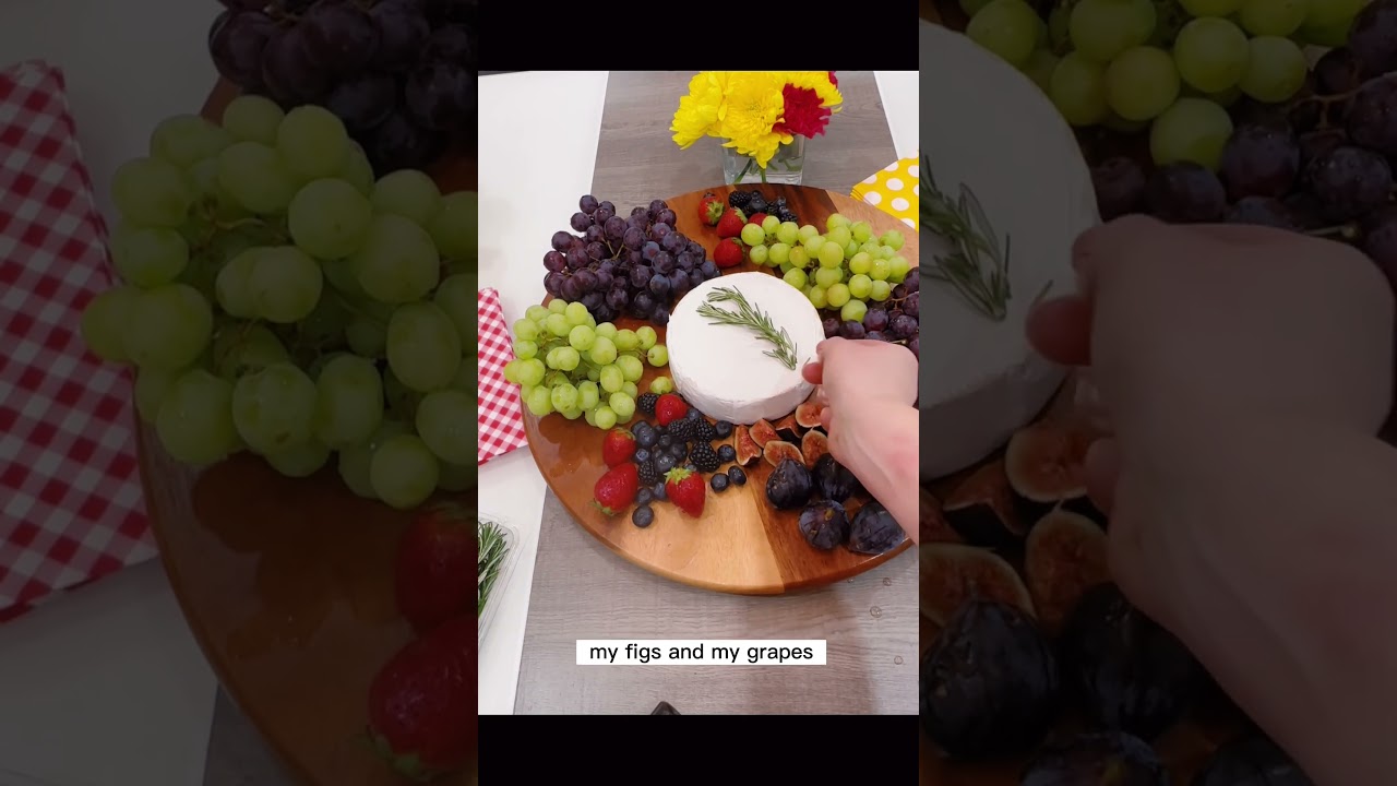 Brie and Fruit DIY Platter