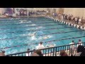 100 Yard Backstroke Swim