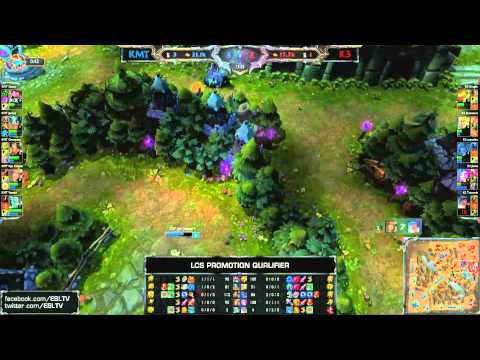 Kiedyś Miałem Team vs Karont3 e-Sports Club | 2014 EU LCS Spring Promotion Season 4 | KMT vs K3