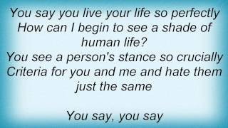 Bodyjar - You Say Lyrics