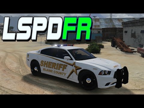 GTAV LSPDFR POLICE MOD Ep154: RESPONDING TO A PURSUIT IN BLAINE COUNTY! (BCSO DOSGE CHARGER)