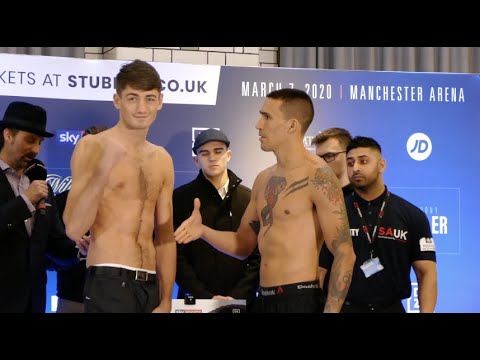 JACK 'LITTLE LEVER'S MEAT CLEAVER' CULLEN v TOMAS ANDRES REYNOSO OFFICIAL WEIGH-IN