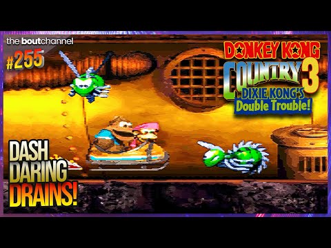 Demolition Drain-Pipe Dash – Donkey Kong Country 3 Moment Clip, ep.255