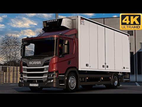 4K | ETS2 1.45 | Pomezania | Scania P220 | Malbork Wielbark 🇵🇱 󠁧󠁢󠁳󠁣 - Sztum 🇵🇱