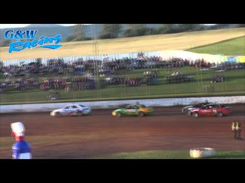 Modified Sedans - Heat 28 - Australian Title - Charlton Raceway - 29.03.2013