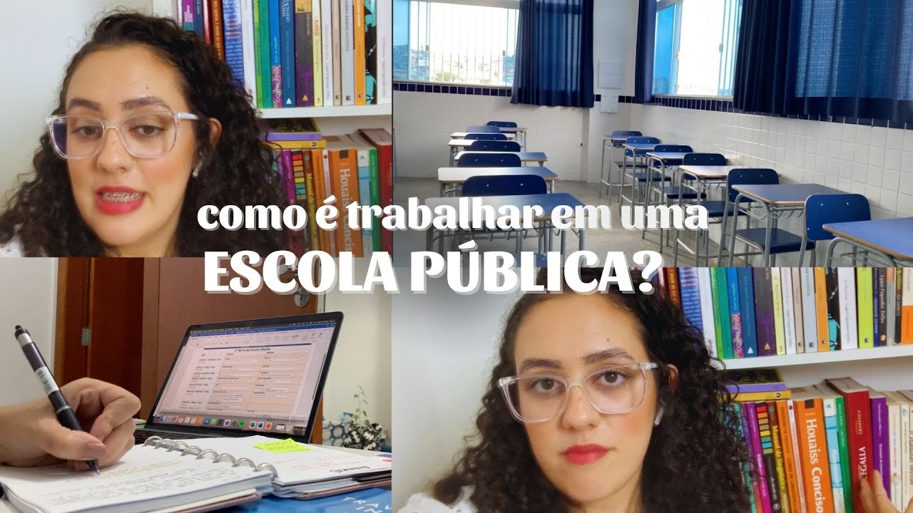 ROTINA DE UMA PROFESSORA #16 | Como é dar aula em uma ESCOLA PÚBLICA? | Correções de redação