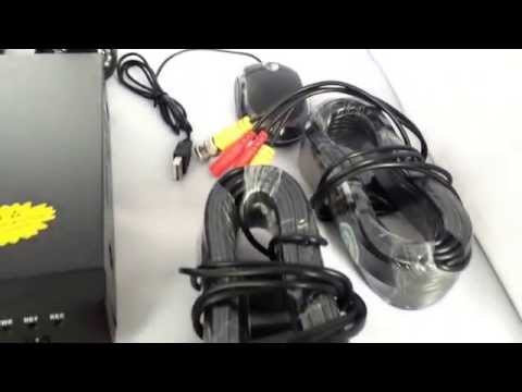 DVR Kits 4Ch DVR 4 pcs cameras a whole set surveillance system DVK4