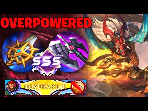 Dianwei DAMAGE build is way too STRONG right now! | best build & arcana - HOK