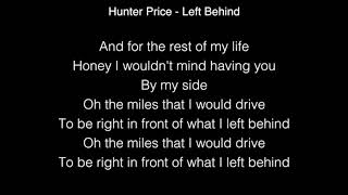 Hunter Price - Left Behind Lyrics Original Song America's Got Talent 2018