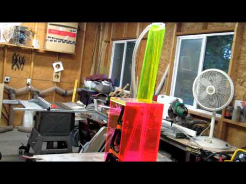 UV Reactive Acrylic Bong Cooler