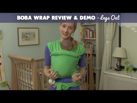 Boba Stretchy Wrap Review and Demo - Legs Out + GIVEAWAY | CloudMom