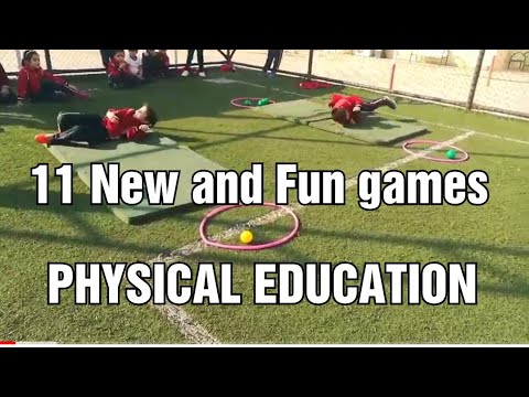 11 Fun physical education games - pe games - primary school aktivities
