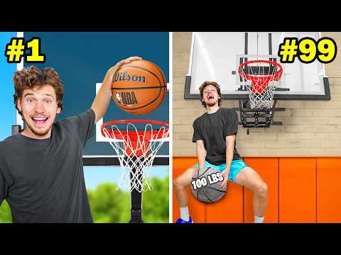 Level 1 to 100 EXTREME Basketball Challenges!
