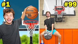 Level 1 to 100 EXTREME Basketball Challenges!