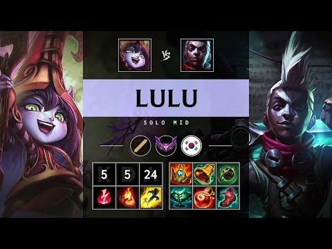 Lulu Mid vs Ekko: Rampage - KR Master Patch 14.22
