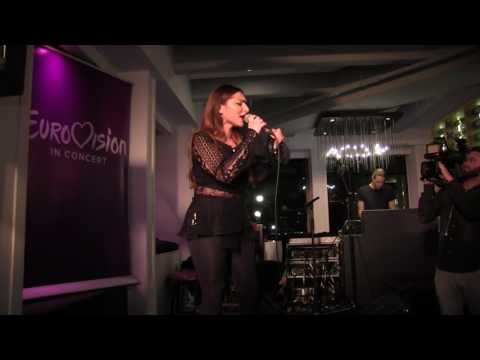 ESCKAZ in Amsterdam: Claudia Faniello - Breathlessly - at Eurovision In Concert Pre Party