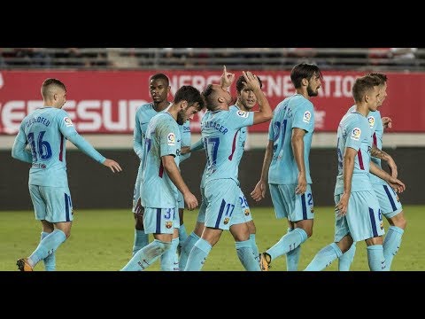 Barcelona vs Real Murcia 5-0 - Highlights & Goals Resumen Goles 29/11/2017