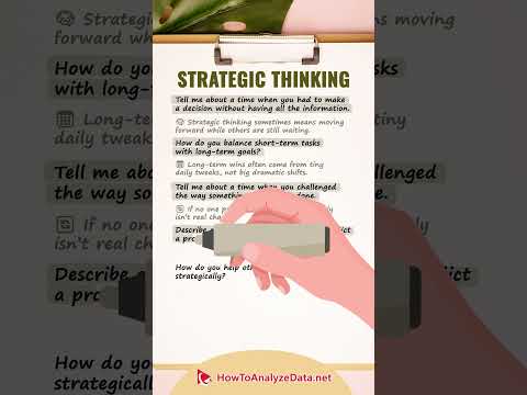 Master These 5 STRATEGIC THINKING Interview Questions to Stand Out