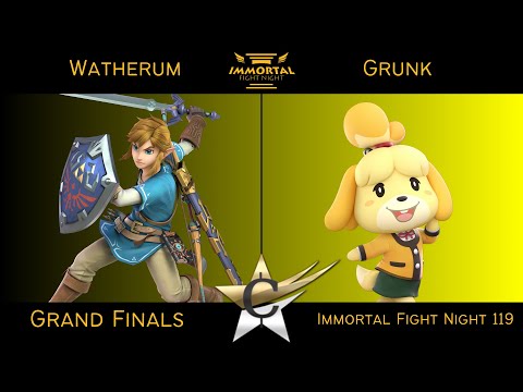 Immortal Fight Night 119 Grand Finals - Watherum (Link) vs Grunk (Isabelle) - HDR