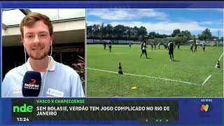 Chapecoense enfrenta o Vasco fora de casa pelo Brasileirão