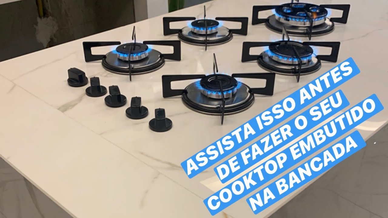 TUDO QUE VOCÊ PRECISA SABER SOBRE COOKTOP EMBUTIDO NA BANCADA DE PORCELANATO