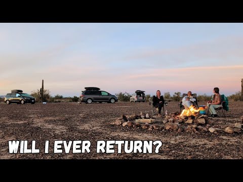 Minivan Dwelling in Quartzsite: Saying Goodbye & Driving to the Pines | Solo Female Van Life