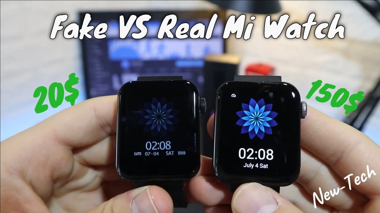 Fake Xiaomi Mi Watch unbox - Does it look like real Mi Watch?
