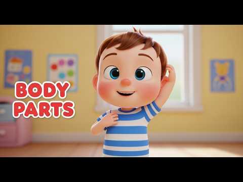 My Body Song 🎵 | Body Parts Rhyme for Kids | Toddler Learning | ToonWhizd Kids