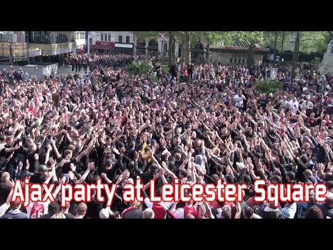Ajax party at Leicester Square