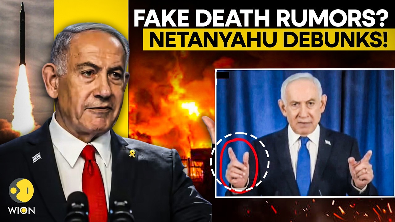 Netanyahu Alive! Israeli PM Debunks Viral Death Rumors on Video | WION ORIGINALS
