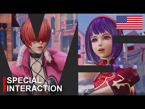【KOF XV】SHERMIE vs ATHENA ► Story Special Interaction English Mod