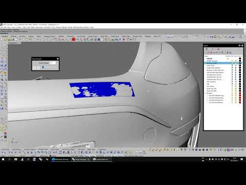 Pull NURBS surface on a 3d scan data (tutorial 1)