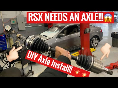 02-06 Acura Rsx cv axle replacement diy
