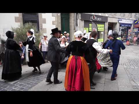 Traditional dance in Bretagne, France