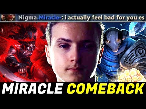 MIRACLE feels bad for his Enemies — SVEN Comeback & Unstoppable Bloodseeker  Dota2