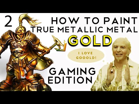How to paint True Metallic Metal series - TMM GOLD