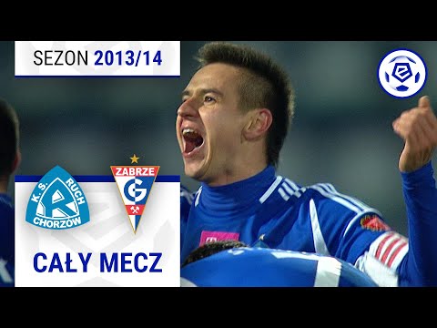(1/2) Ruch Chorzów - Górnik Zabrze | CAŁY MECZ | Ekstraklasa 2013/14 | 20. Kolejka