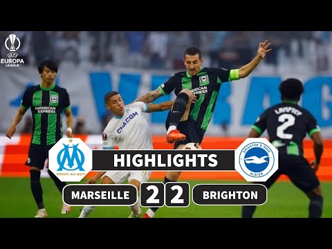 Marseille vs Brighton | 2-2 | Résumé | Ligue Europa 2023 | OM Brighton