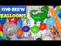 BALLOONS At Five Below Inflating Glow In The Dark Giant Confetti Weird Balloon Popping