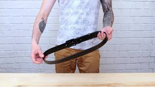 Ремінь класика чоловічий 20382 Vintage чорний