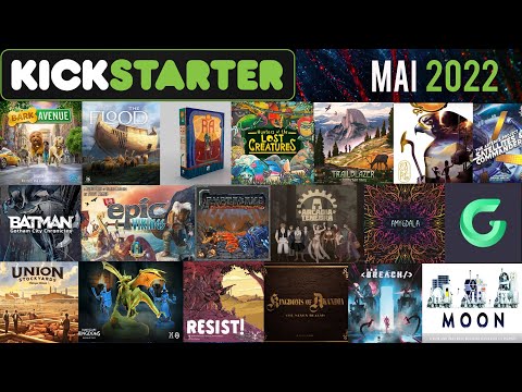 Brettspiele auf Kickstarter & Gamefound im Mai 2022!
