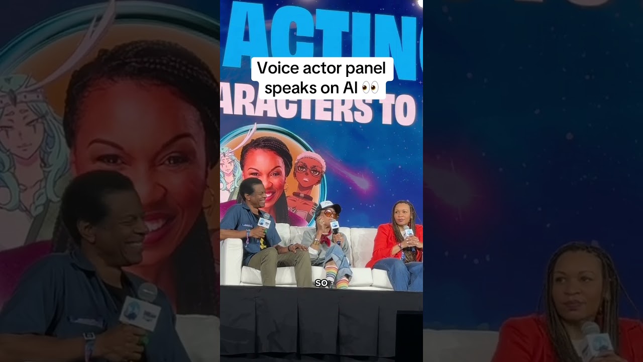 Voice Actors at Dream Con Discuss AI #shorts
