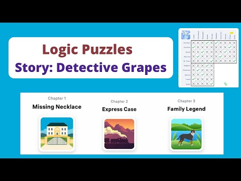 Logic Puzzles Gameplay | Story: Detective Grapes | Walkthrough/Solution - YouTube
