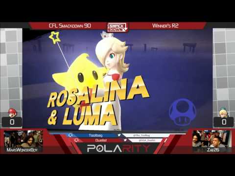 CFL Smackdown 90 WiiU - MarsWonderBoy (Mario) vs Zae26 (Rosalina) - Winners R2