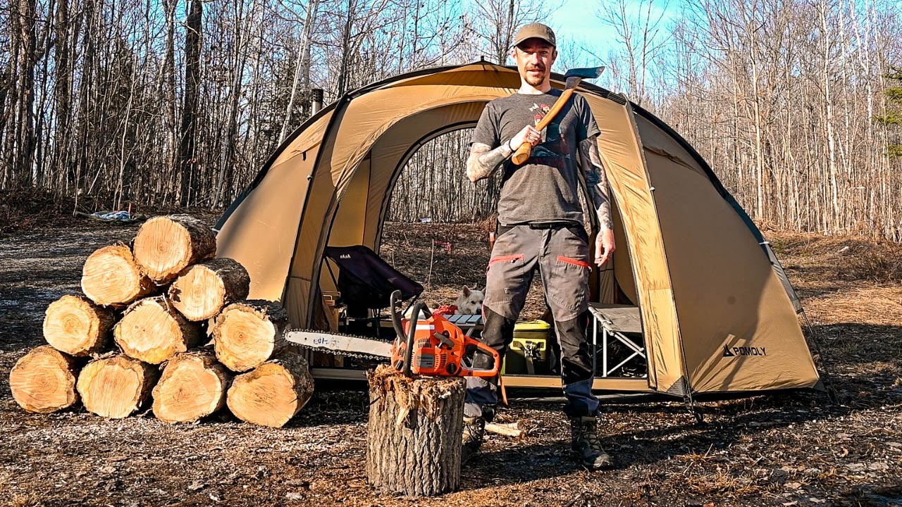 Overnight Wood Harvest Camp