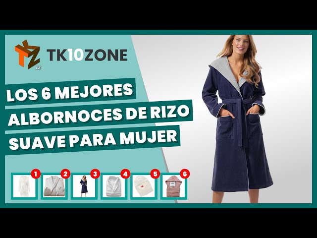 Vídeo relacionado con Rayson Albornoz Corto Mujer Elegante Bata Kimono de Algodón Manga Corto Verano Cuello V Albornoz Corto con Cinturón Mujer Bata(Azul Marino,S)