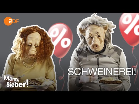 250 Gramm Hack vom Menschen, bitte! Warum Fleisch zu billig ist | Mann, Sieber!