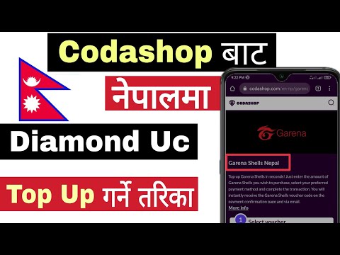 how to top up diamond from codashop in nepal / how to top up codashop in nepal |