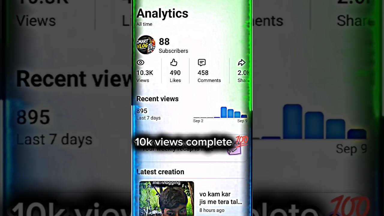 10k views complete 💯✅ thanks for supporting #viral #status #song #vlogs #vlogs